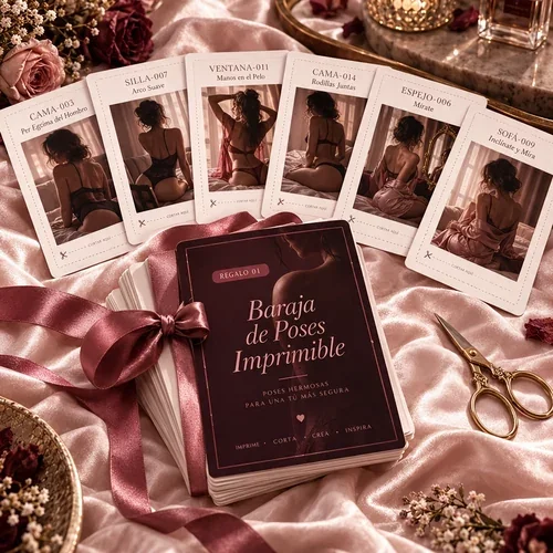 Regalo 01: Mazo de fichas de pose imprimibles