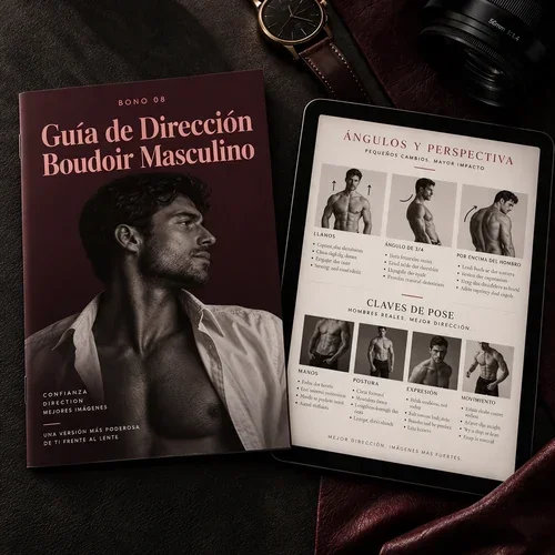 Bono 08: Guía de dirección de boudoir masculino